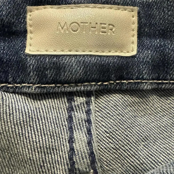 MOTHER High Waisted Looker Jeans - Dark Wash- Size 25 - Picture 3 of 5